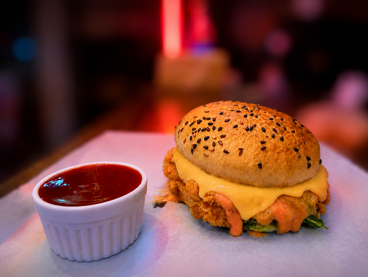 Zinger Burger With Cheese — Zingerella